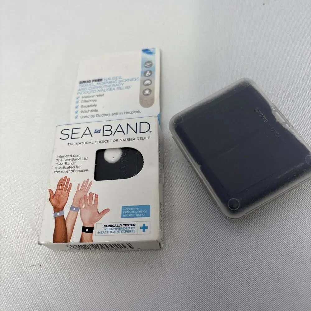Sea Band - The‎ Original Wristband for Nausea Relief TWO pair (4 bands) **NEW**